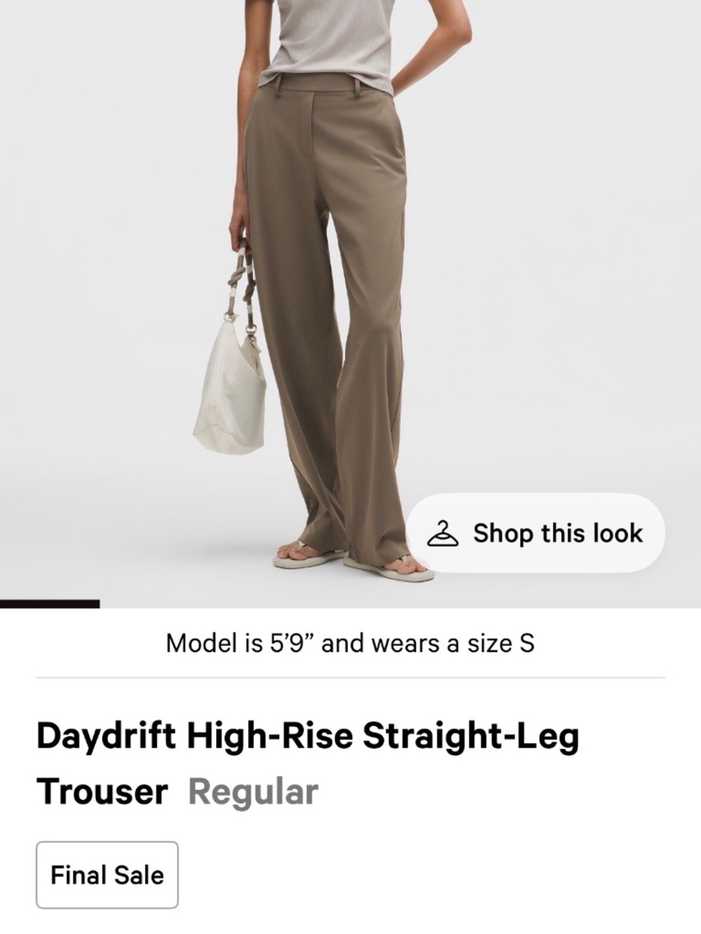 Lululemon daydrift trouser